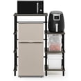 thumbnail image 4 of HomeStock Nordic Haven Kitchen Storage Shelf Tall-Finish:French Oak Gray/Black, 4 of 6