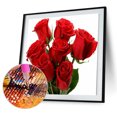 thumbnail image 2 of Cuadros Decorativos Diamante pintura DIY flores plantas completo taladro redondo Rhinestone Kit (B2468) Likrtyny embutido en tela, 2 of 6
