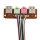 thumbnail image 5 of Cable Placa Panel Frontal USB Dual Entrada Audio I/0 para Caja Computadora, 5 of 7
