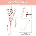 thumbnail image 5 of 10 Pcs Artificial Glitter Berry Stems Ornaments,Artificial Glitter Berries Stems,15.75 Inch Decorative Valentine’S Day Picks,Glittery Bead Sticks Branches For Home Decor,San Valentin Decoration, 5 of 6