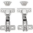 thumbnail image 3 of Charnières de Porte d'Armoire en Acier Inoxydable 25mm Perforées 2 Pack B, 3 of 7