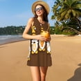 thumbnail image 3 of Disketp Gnomes With Honey para Vestido sin Mangas para Mujeres, Vestidos de Verano para Mujeres, Casual y Holgado para la Playa, 3 of 7