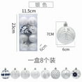 thumbnail image 2 of Tyidzon 8Pcs Christmas Ornaments Set 2.36 Inch Hanging Christmas Tree Balls for Christmas Decorations, Shatterproof Christmas Ornaments for Xmas Holiday Party Decor, 2 of 3