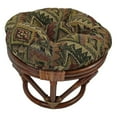 thumbnail image 2 of Blazing Needles 18-inch Round Tapestry  Tufted Footstool Cushion, 2 of 5