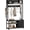 Black, variant on Hall Tree with Bench and Shoe Storage, 31.5" Coat Rack Freestanding with 2-Tier Storage Shelf, 6-in-1 Entryway Bench Coat Rack with 12 Hooks and 3 Drawers(Black)