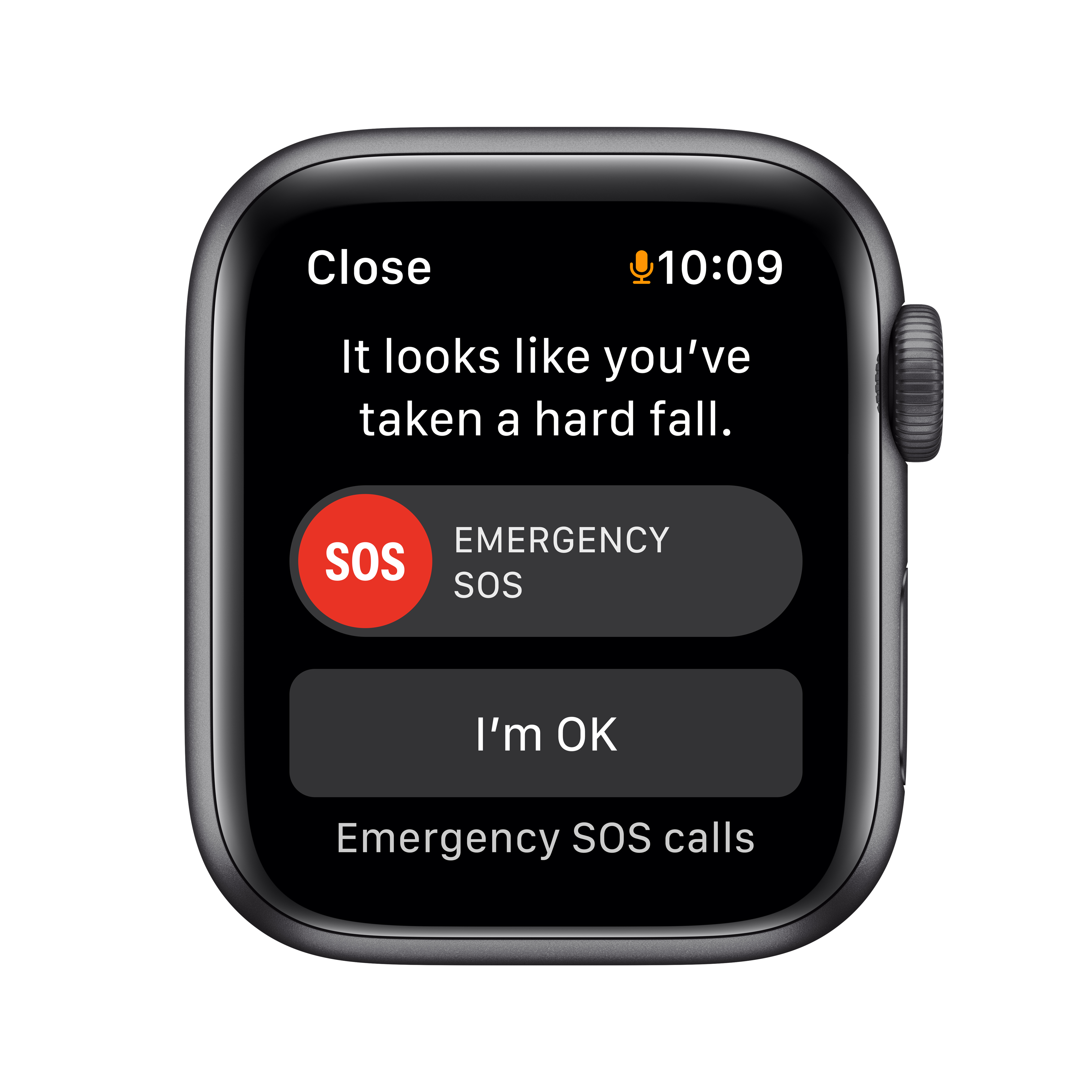 Apple Watch SE (1st Gen) GPS, 40mm Space Gray Aluminum Case with Midnight Sport Band - Regular - image 7 of 9