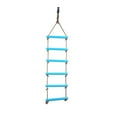 thumbnail image 1 of serony Kids Indoor and Outdoor Playhouse 6 Rungs Rope Climbing Ladder Toy Blue, 1 of 7