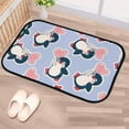 thumbnail image 5 of GZHJMY Soft Bath Door Mat Rug Cute Penguins Non Slip Dootmat Entry Mats for Bathroom Living Room Front Door Kitchen Carpet Runner, 5 of 7