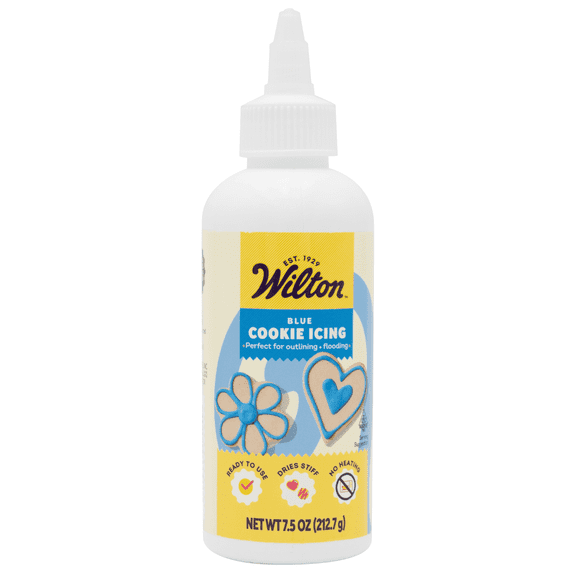 Wilton Blue Cookie Icing Ready-to-Use Decorating Icing 7.5 oz.