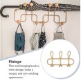 thumbnail image 3 of Ganchos de pared de ratán, organizador de ropa para niños, colgador de ropa, ganchos para habitación de niños, adornos para tienda de ropa Almacenamiento y organización del hogar 3 Ganchos 40x20cm Moyic HA066417-01B, 3 of 6
