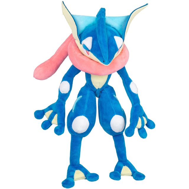 TAKARA TOMY-peluche de Pokémon Greninja de 30cm, muñeco de peluche de Anime, Rana Ninja, regalo de Navidad