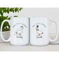 thumbnail image 2 of Custom Mr. and Mrs Silly Goose Wedding Mug, Funny Engagement or Newlywed Coffee Cup, Gift for Couples, Husband-to-Be or Bridal Shower, 2 of 4
