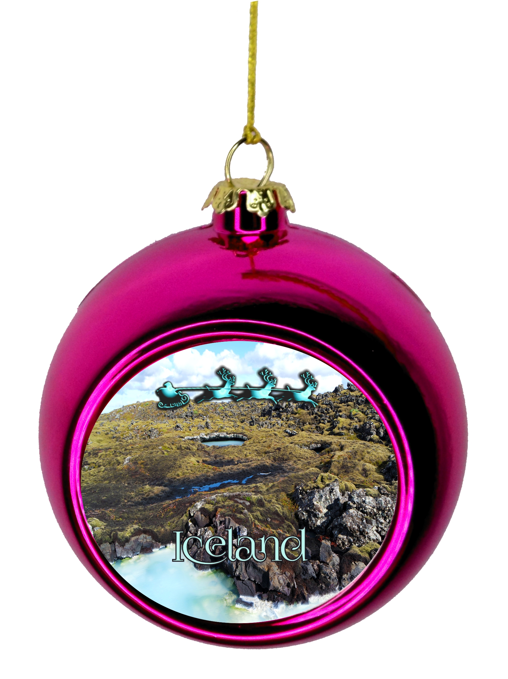 Iceland Ornament Iceland - Christmas Ornament Blue Lagoon - Ornament