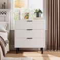 thumbnail image 6 of EastVita 3-Drawer Dresser Modern Dresser with Metal Legs Wooden Nightstand with Storage and Anti-Tip Device Drawer Organizer for Bedroom Hallway Entryway, 6 of 7