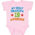 thumbnail image 3 of Inktastic My Great Grandpa is Awesome Grandkid Boys or Girls Baby Bodysuit, 3 of 5