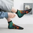thumbnail image 2 of Naloa Colorful Owl Forest Ankle Socks for Women Non Slip Socks No Show Socks Classic Low Cut Casual Socks Casual Socks, 2 of 7