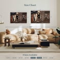 thumbnail image 4 of Elephant Stock Hair Barber Essentials Wall Art - Horizontal Canvas Wall Art - Hallway Wall Decor - Fashion And Beauty Canvas - Brown And Black Decor - 45" x 30", 4 of 8