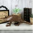thumbnail image 6 of Western Rustic Forest Hand Sculpted Metal Springy Armadillo Statue 15.5" Long, 6 of 9