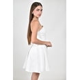 thumbnail image 2 of Vestido corto Strapless Roman Fashion /Juvenil, 14719 (Blanco) blanco G, 2 of 7
