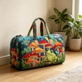 thumbnail image 6 of Boho Embroidered Travel Bag, Hand-Embroidered Weekend Duffle Bag with Adjustable Strap, Spacious Gym Tote for Short Trips Daily Commute, 6 of 6