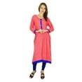 thumbnail image 1 of Phagun Kurta Bollywood Indienne de Designer pour Femmes Kurti Ethnique Tunique en Coton Robe, 1 of 5