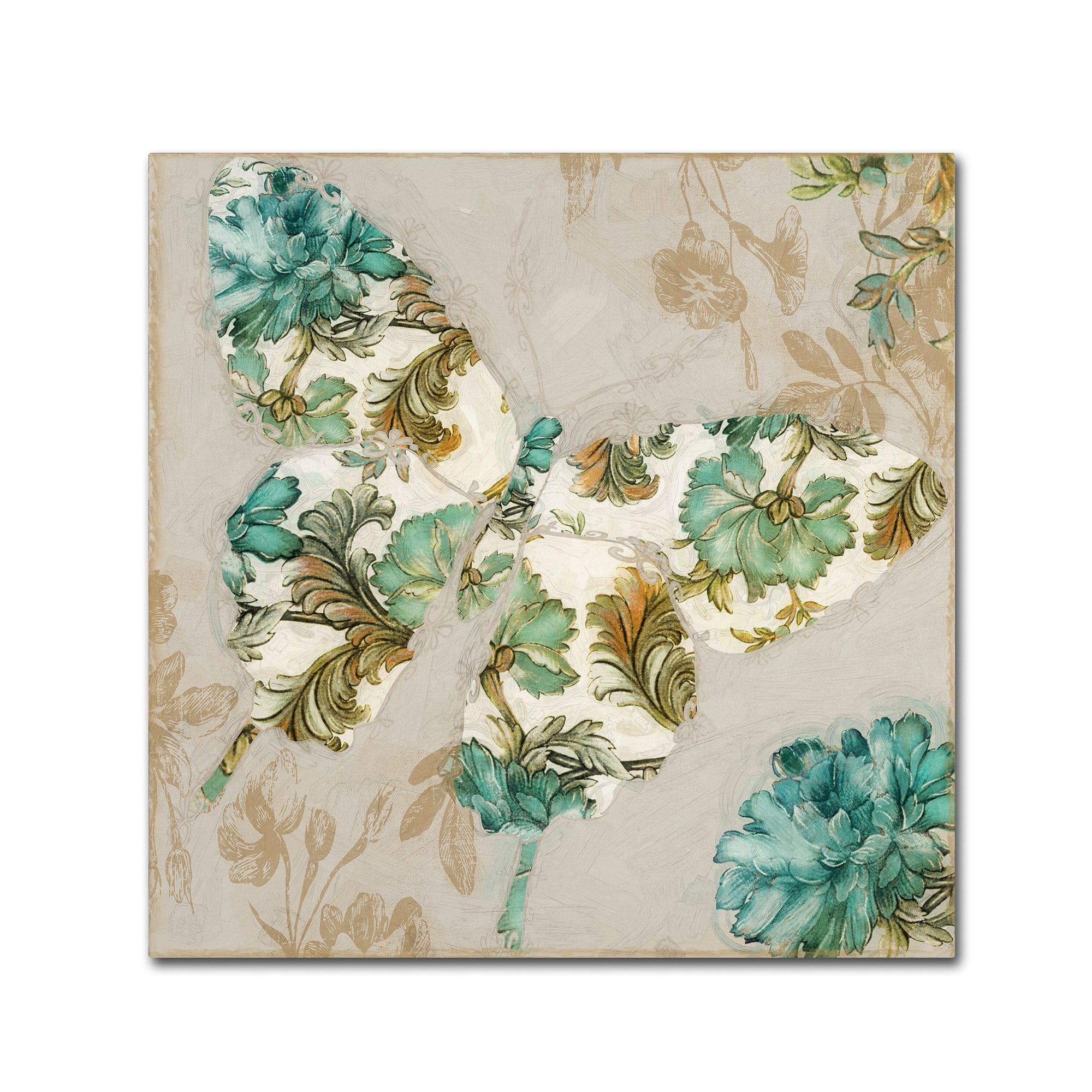 Trademark Fine Art "Winged Tapestry II" Canvas Art by Color Bakery