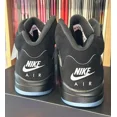 thumbnail image 4 of N I-K-E A i r-Jor-dan 5 Retro Black Metallic Reimagined HF3975-001 Size 12 Damaged Box, 4 of 5