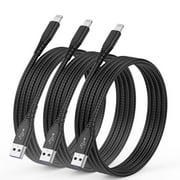 3 Pack USB Charger Cable,6 Ft Fast Charging Cable, Fast Charging USB Cable,for iPhone 14/13/12/11/X/XS/XR/8/iPad Mini Air Case
