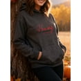 thumbnail image 4 of Funny Winter Christmas Hoodie for Men Women, Holiday Pullover Hooded Sweatshirt, Cozy Cotton Poly Blend, Funny Winter Xmas Gift Outfit, 4 of 5