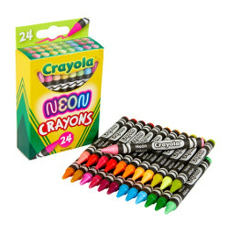 Premium Crayons Coloring SetAssorted Colors Washable - 24-Count24-Pack - G8 Central