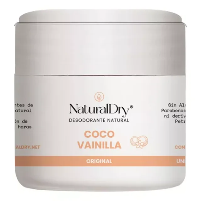 Desodorante Naturaldry en Crema Coco Vainilla