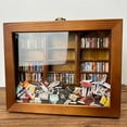 thumbnail image 4 of Soumake Anxiety Relief Mini Bookshelf Realistic Miniature Bookshelf Ornament with 300 Pcs Mini Book Wood Simulated Mini Bookshelf for Book Lovers Home Office Decor, 4 of 8