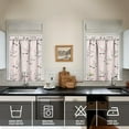 thumbnail image 4 of Kitchen Curtains 36 Inch Short - 3 Panel Set, Cute Cow Print Farmhouse Curtains, Rod Pocket, 100% Polyester for Rustic Farm, Kitchen, Cafe, Living Room, Easy Wash, 4 of 6