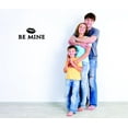 thumbnail image 1 of Decal - Peel & Stick Wall Sticker : Be Mine Holiday Seasonal Text Lettering Quote Home Decor Picture Art Size :20 Inches x 40 Inches, 1 of 2