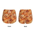 thumbnail image 5 of Xecao's Hippie Flower for a double-layer running short for women, perfect for gym, tennis, and more, featuring a convenient pocket., 5 of 9