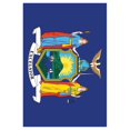 thumbnail image 1 of Toland Home Garden Drapeau de l'État de New York 12.5 x 18 Pouces, 1 of 1