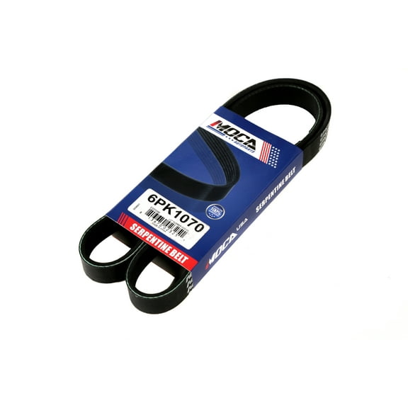 MOCA AUTOPARTS 6PK1070 Serpentine Belt for 13-10 Audi A3 L4 2.0L & 06-04 Nissan Maxima V6 3.5L & 14-13 Volkswagen Beetle L4 2.0 & 14-09 Volkswagen Jetta L4 2.0L and More