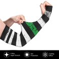 thumbnail image 2 of Zufioo American Flag Pattern Ice Silk Arm Sleeves, Non-slip and UV-resistant Sleeves, Suitable for Sports and Outdoor Activities, Unisex, 2 of 7