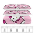thumbnail image 2 of Hello Kitty 3-Piece Comforter Set for Bedroom, Hello Kitty Bedding Set for Kids Adults, Soft Microfiber Duvet Cover Set with Zipper Closure, 1 Duvet Cover + 2 Pillow Covers, 2 of 8