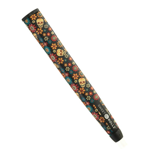 NEW Sweet Rollz Muertos Midsize Golf Putter Grip - Sugar Skulls
