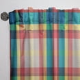 thumbnail image 3 of Designart 'Tartan Texture Geometrical Retro III' Mid-Century Modern Curtain Panel, 3 of 5