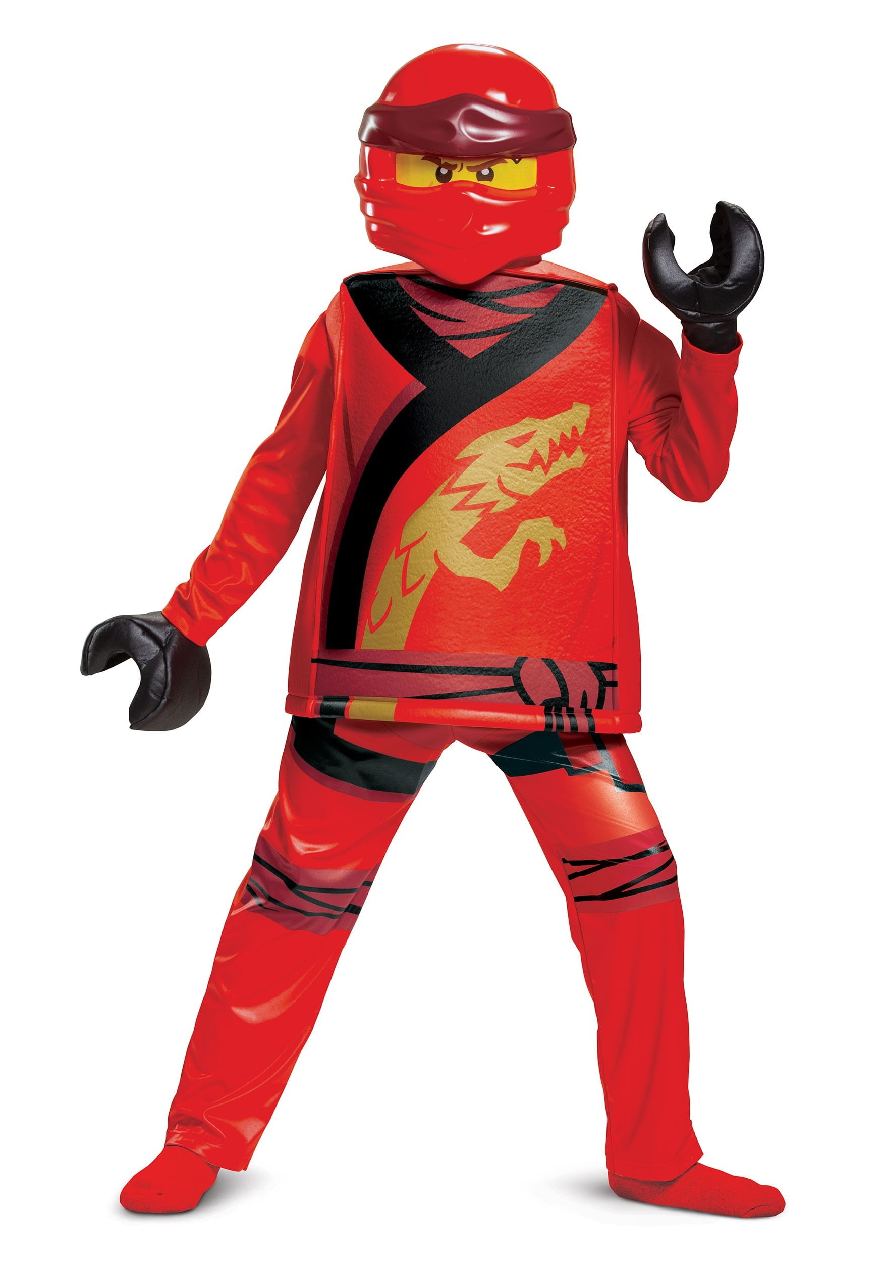 Childrens Unisex Ninjago Suit Cosplay Clothes Black Ninja Kids Superhero Costume 