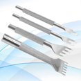 thumbnail image 3 of 4PCS 4MM DIY Steel Leather Punching Tools Leather Sewing Tool Kit, 3 of 3