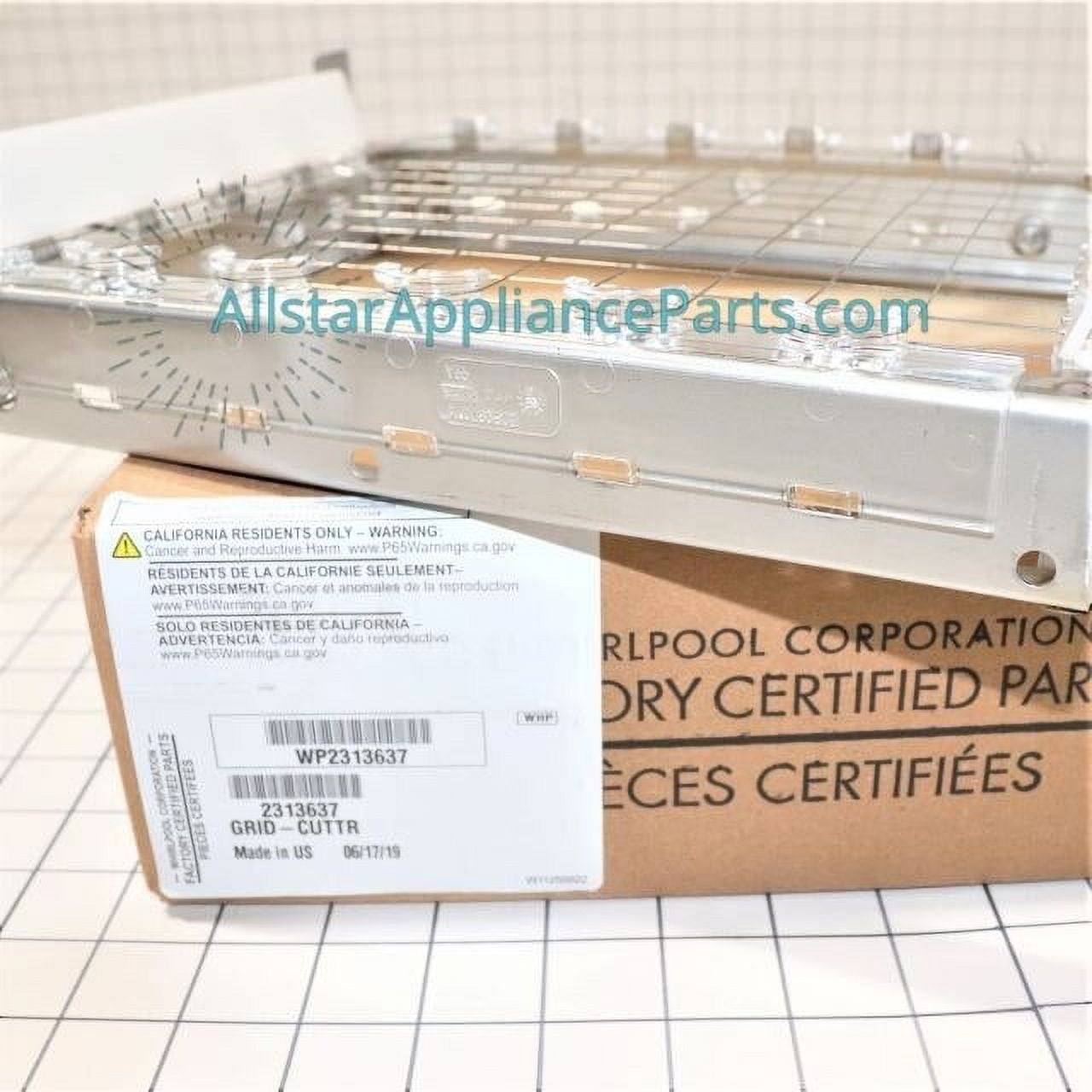 Genuine Whirlpool WP2313637 Ice Cutter Grid - Walmart.com