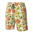 thumbnail image 5 of Naloa Rose Daisy Men's Beach Shorts, Surfing shorts, Swim trunks, Quick Dry Swim Trunks for Surfing Beach Fun - 3X-Large, 5 of 9