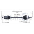 thumbnail image 4 of TrakMotive CV Axle Shaft HO-8042 Premium; OEM Replacement, 4 of 5