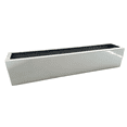 thumbnail image 1 of Maceta de Fibra de Vidrio Mod. Jardinera 100x20x20 Blanco FibraFormas Fibraformas de México Jardinera 1002020 Blanco, 1 of 5