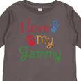 thumbnail image 4 of Inktastic I Love My Gammy Boys or Girls Long Sleeve Toddler T-Shirt, 4 of 5