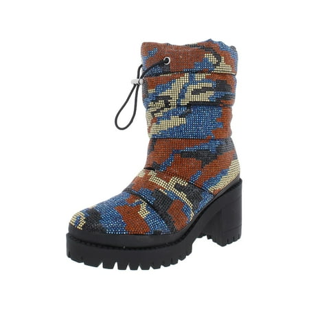 

Steve Madden Womens Pheonix Rhinestone Platform Ankle Boots