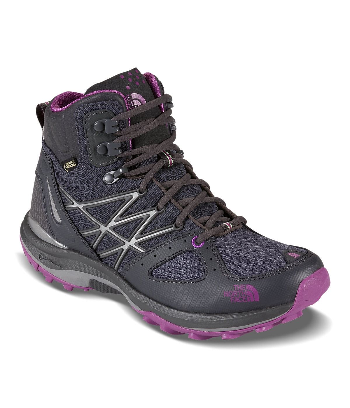 The North Face Women's Ultra Fastpack Mid GTX Hiking Shoes 5 Dark Shadow Grey/Byzantium Purple